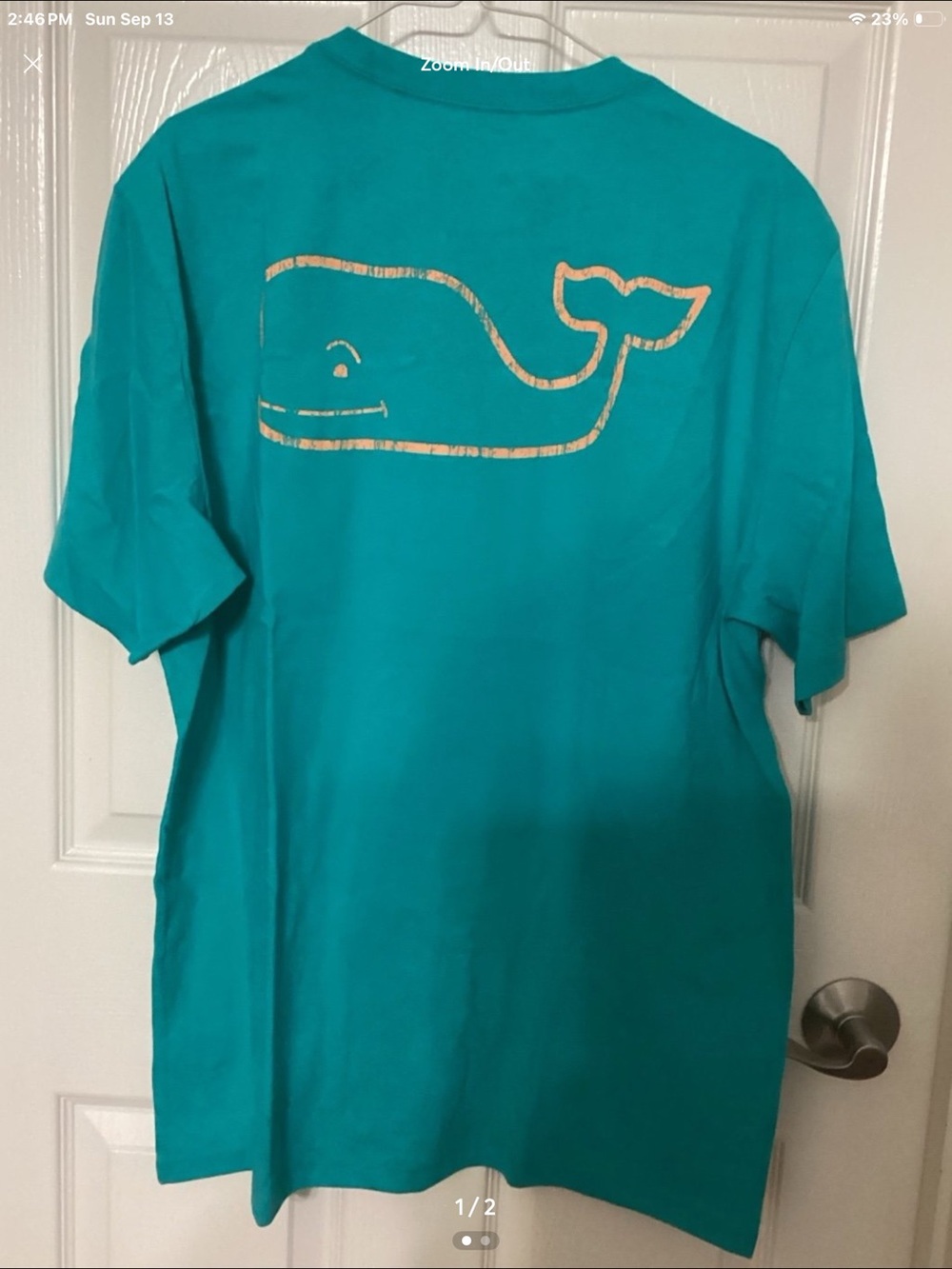 Vineyard Vines Vintage Whale Fjord Short Sleeve Tee Large